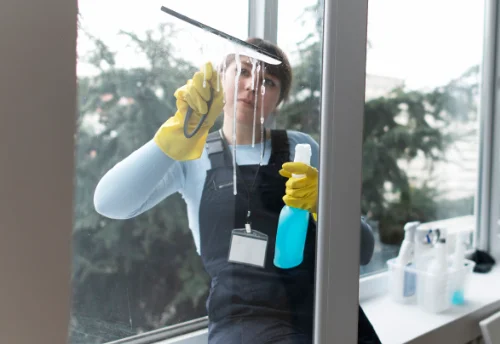 Nettoyage de vitres intérieures et extérieures à Cercier